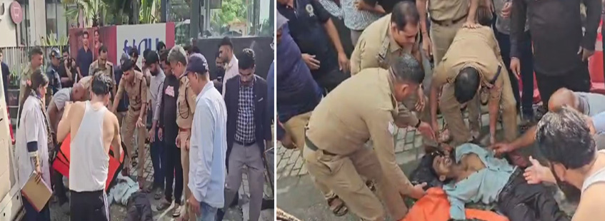 صيب شاب بجروح خطيرة إثر انهيار جدار في مبنى هيئة المساحة الهندية